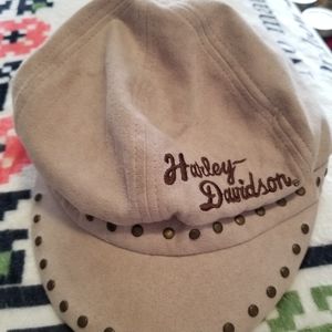 Harley Davidson suede hat